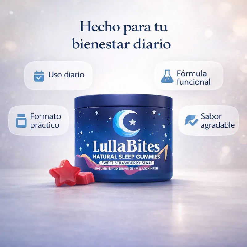 Lullabites - Gomitas para dormir sin melatonina