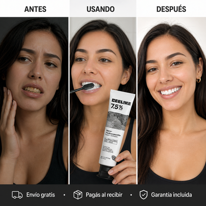 ¿Dientes sensibles o con manchas? Esta pasta Repara y blanquea tus dientes desde adentro