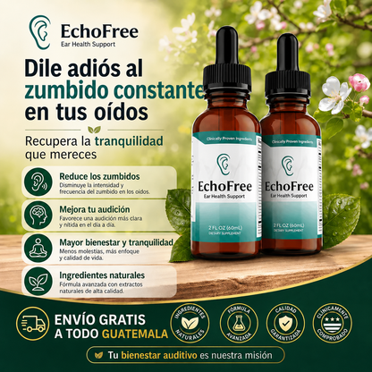 EchoFree Pro - Alivio Natural para tus Oídos