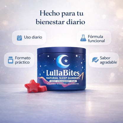 Lullabites - Gomitas para dormir sin melatonina