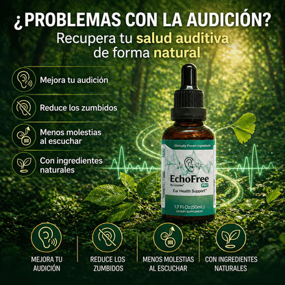 EchoFree Pro - Alivio Natural para tus Oídos