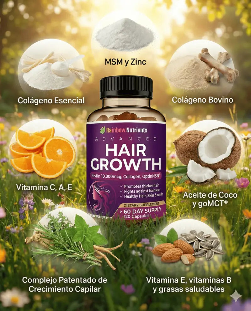 HAIR GROWTH - TRATAMIENTO PARA FRENAR LA CAIDA DEL CABELLO