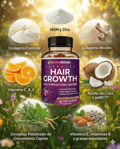 HAIR GROWTH - TRATAMIENTO PARA FRENAR LA CAIDA DEL CABELLO